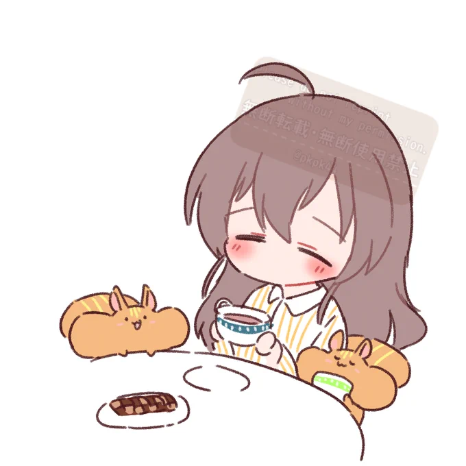 お腹にいいもの飲んだりあったかくしてね 