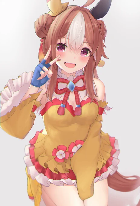 見た目が好み過ぎるし性格もかわいい #コパノリッキー #ウマ娘 