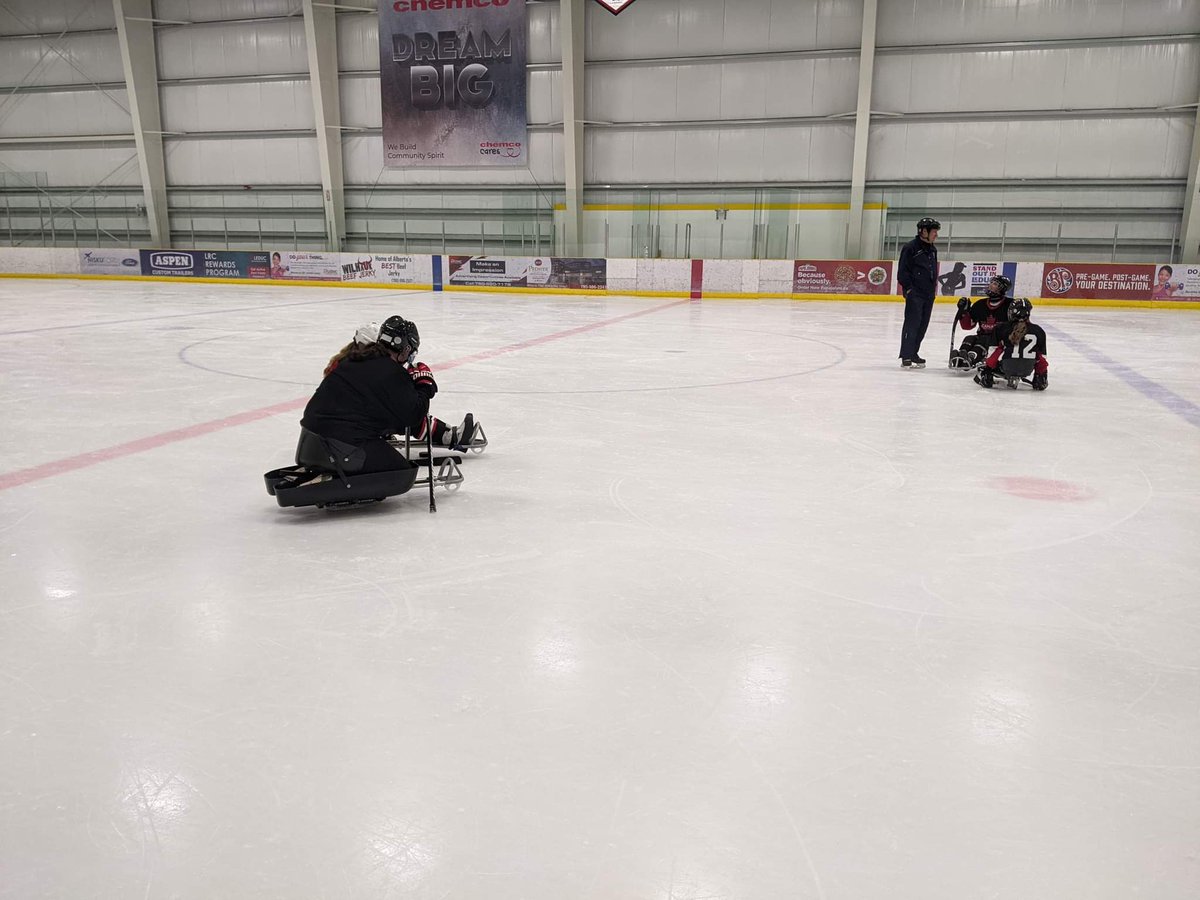 gencoulter's tweet photo. Thank you to @InMotionNetwork and their Take the Lead funding to support me with a new custom designed coaching sled from Unique Inventions (https://t.co/fAvMMp99aq).

It feels amazing to be back on the ice, and I am so excited for this para hockey season! https://t.co/kPeL8E0Knt