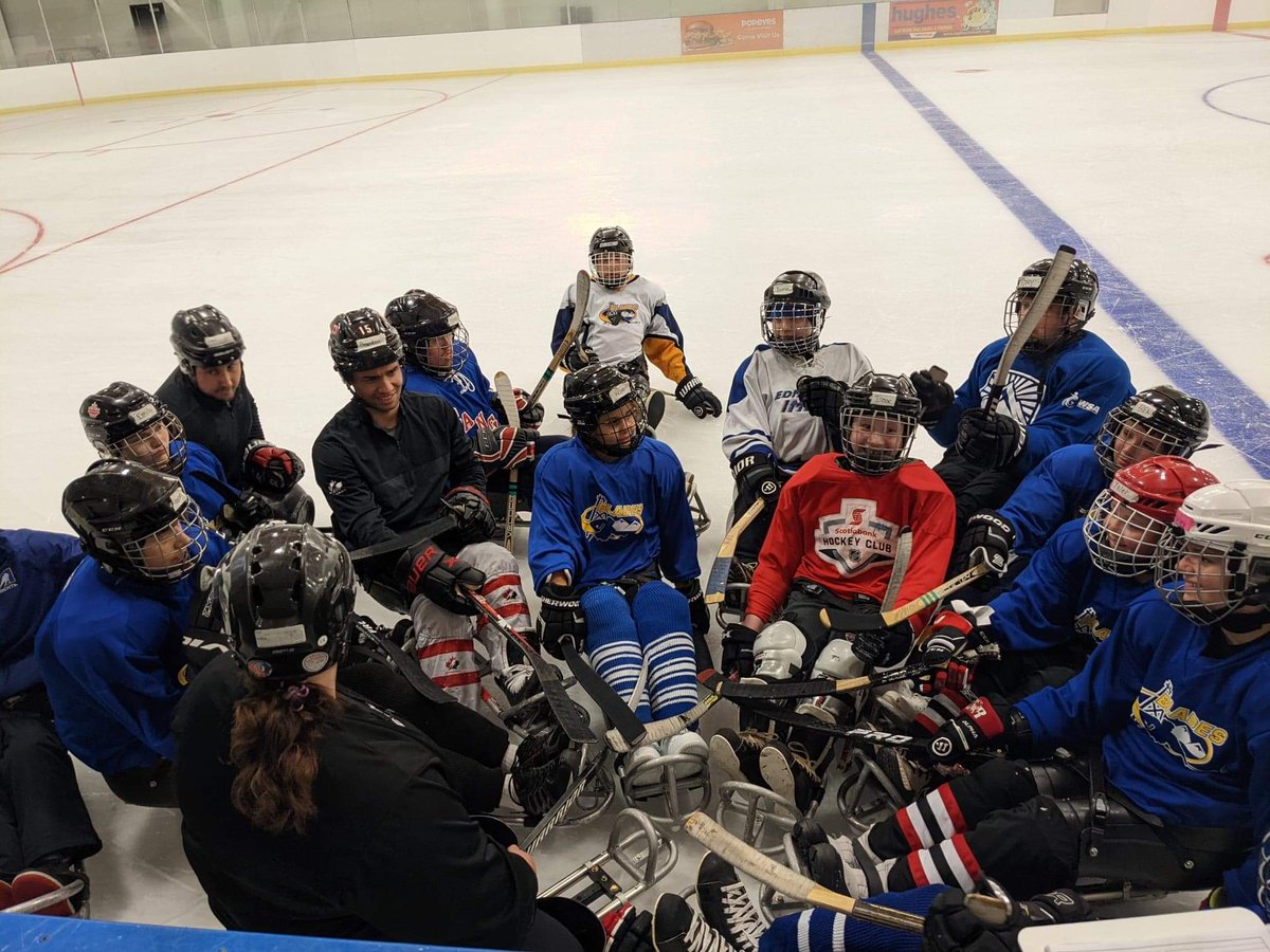 gencoulter's tweet photo. Thank you to @InMotionNetwork and their Take the Lead funding to support me with a new custom designed coaching sled from Unique Inventions (https://t.co/fAvMMp99aq).

It feels amazing to be back on the ice, and I am so excited for this para hockey season! https://t.co/kPeL8E0Knt