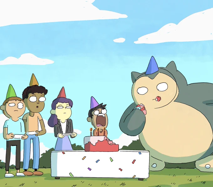 Summer adventures with Snorlax 