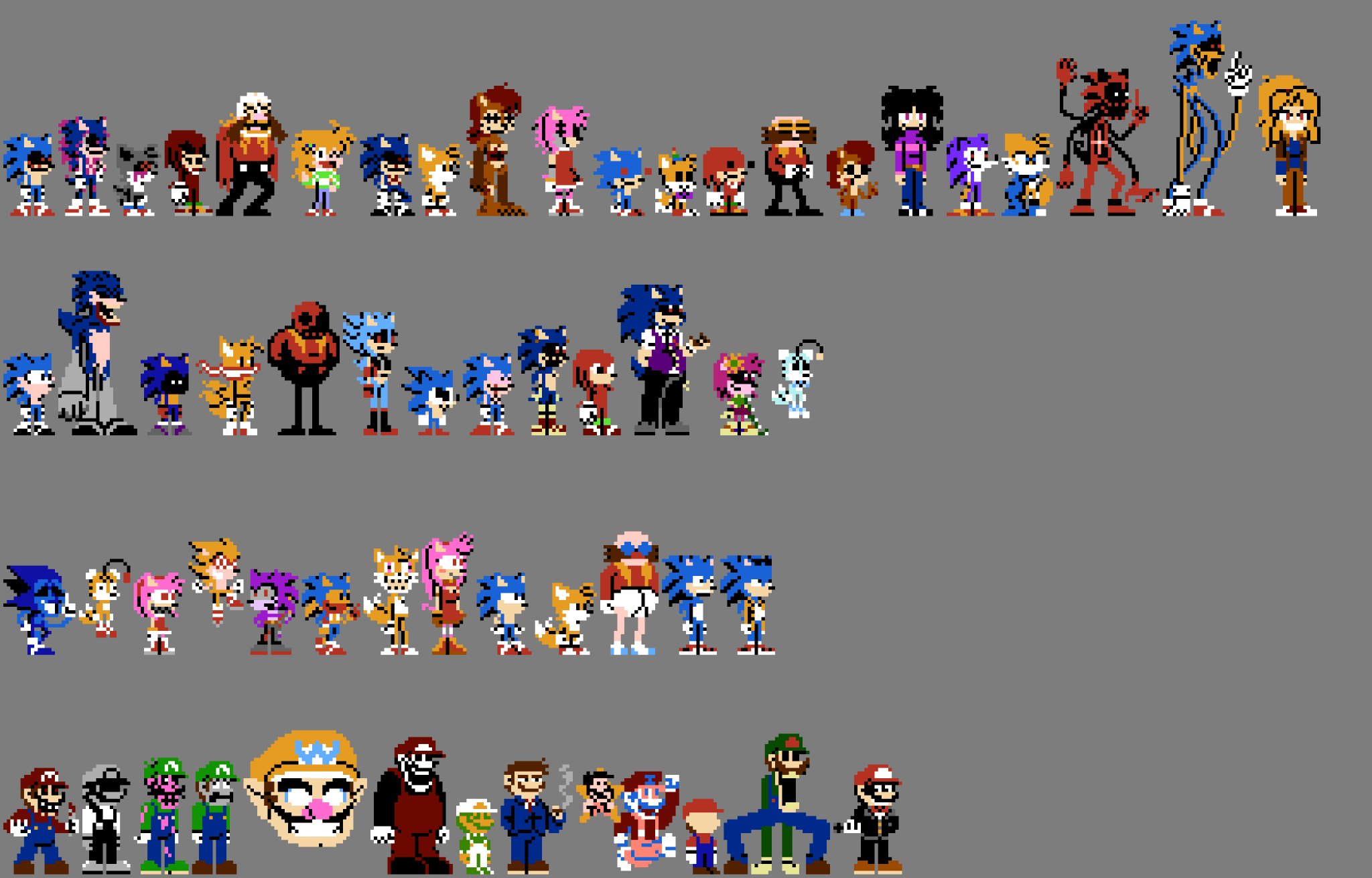 Saneko🍪 on X: remembered @LapperDev's 2x Sonic sprites, I wanted