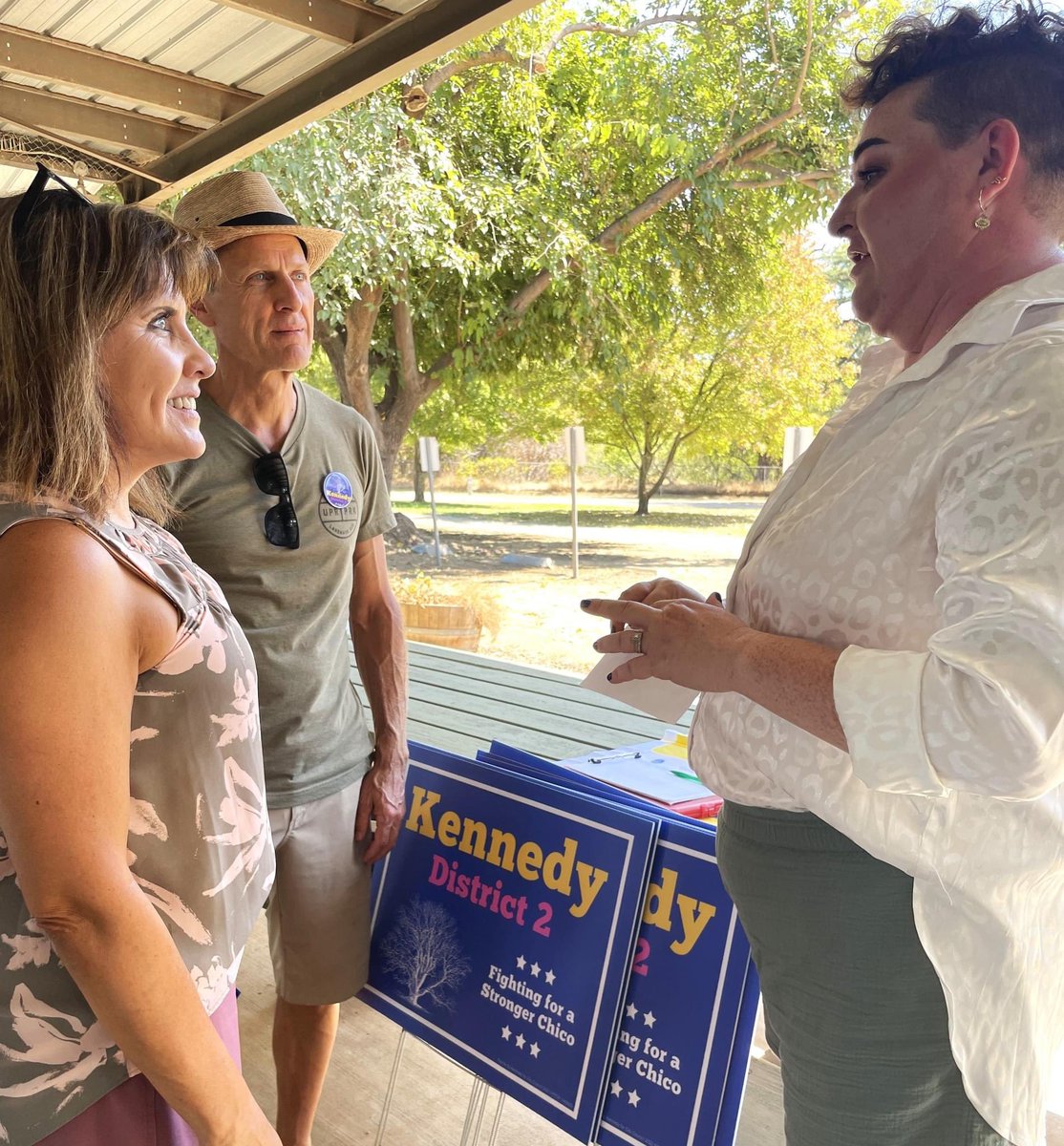 ButteCountyDems's tweet photo. Happy #LaborDay with @northstatelabor in #chico! A warm welcome for Chico City Council candidates @AddisonForChico, https://t.co/SUmdZ8i76P, https://t.co/CkAzrO7Qom and https://t.co/oGa4x5BpSq! Thank you Union Members for all that you do for our community! https://t.co/1FxR2ZIDj3