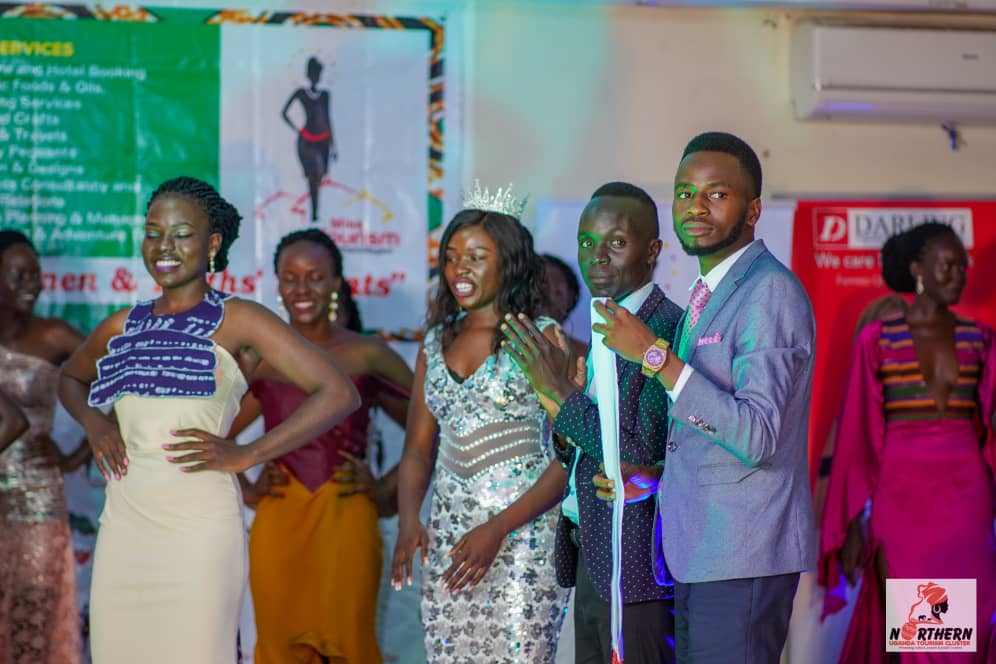 Miss popularity northern Uganda is from Omoro Arech Wendy Mercy .Delighted to share that stage with H.E Anyama Alfred Benliner to crown the Ms@Bomahhotel