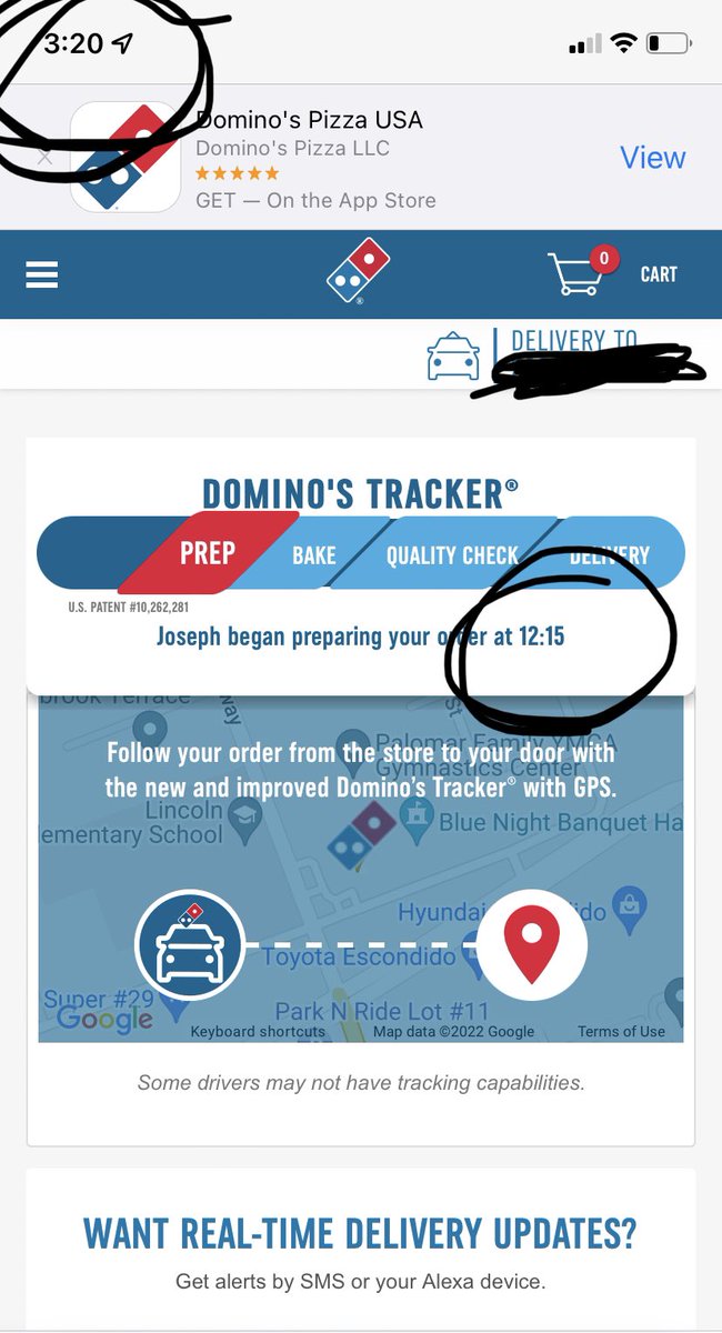 Jeshkah86's tweet photo. @dominos How long does it take Joseph to do his job?! https://t.co/bJyWIAf0SB