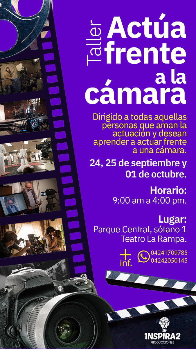 Escribir a los números que aparecen en el flyer para mayor información.