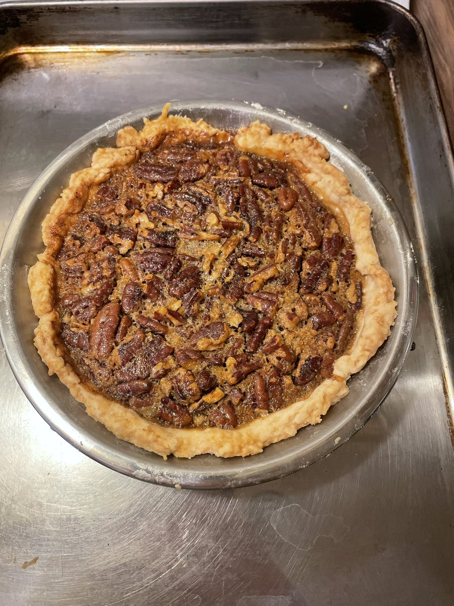 NLSchoenecker's tweet photo. My contributions were inspired by @sarastipsypie: bourbon pecan pie and caramelized (with beer) onion Gouda hand pies https://t.co/Mf89UYY74V