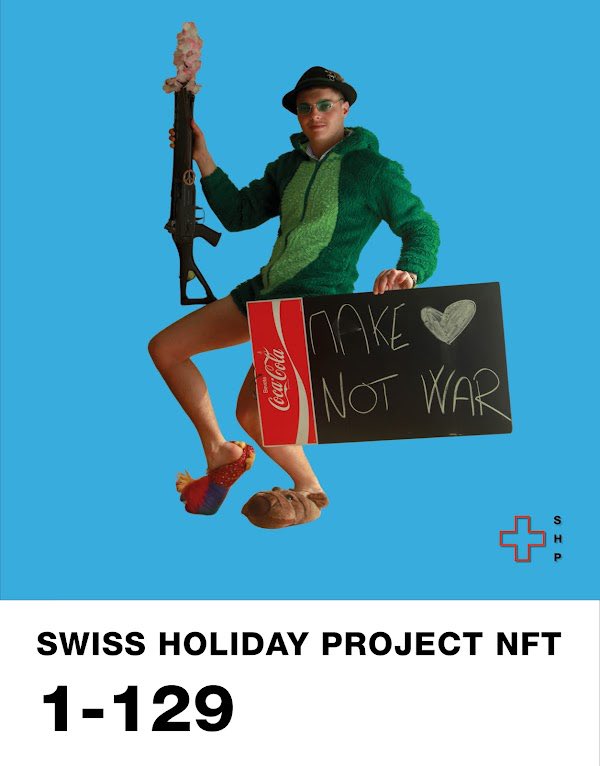 “Make <3 Not War”

In this nft, in my right hand I hold an assault rifle, on which are attached pink flowers and the peace symbol. With my left hand I hold the sign on which I have written: 'MAKE <3 NOT WAR'

Submission for @KyivTechSummit <a href="/joynxyz/">Joyn</a>

#nft

opensea.io/assets/ethereu…