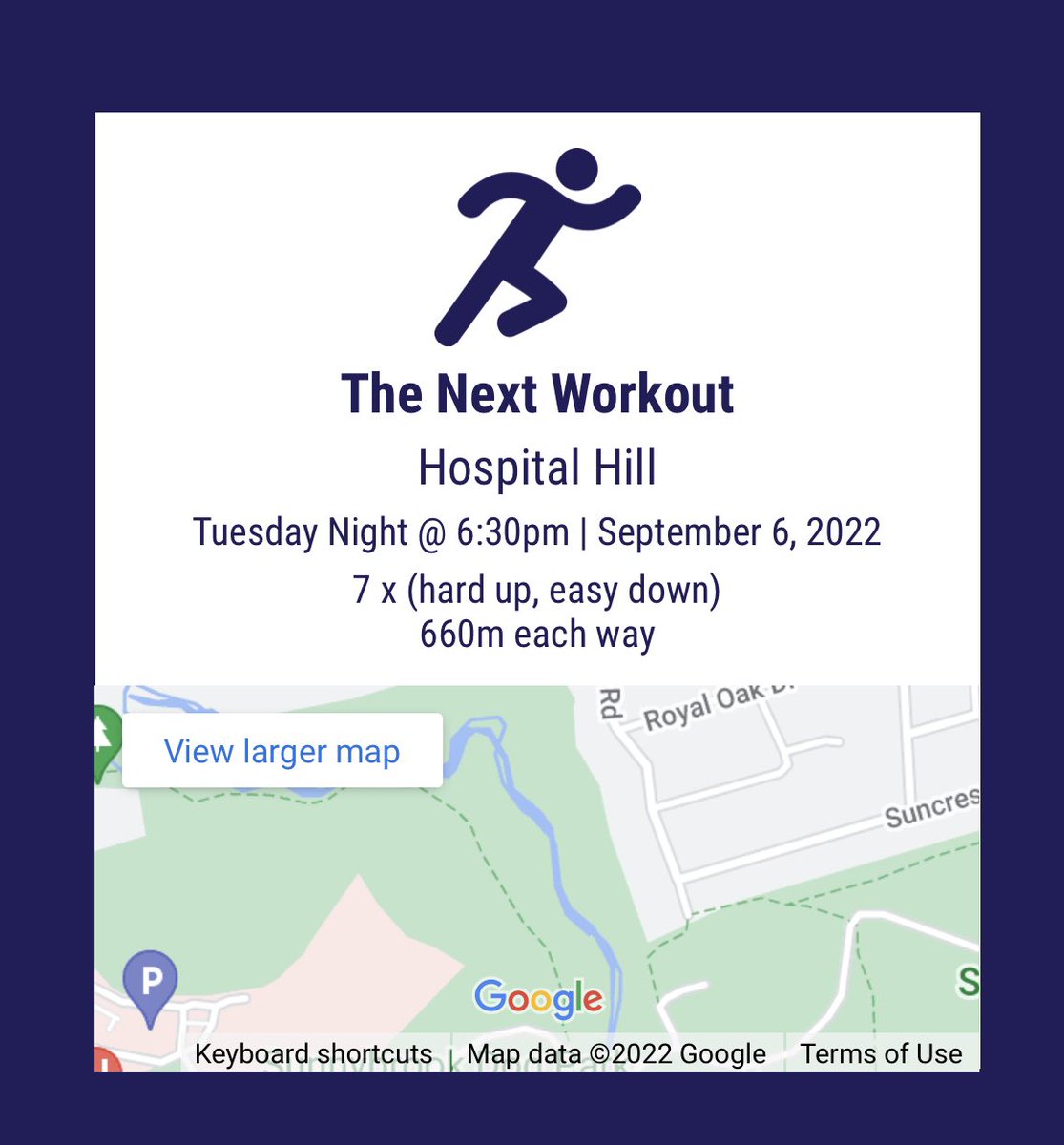 XSNRGRunning's tweet photo. Workout of the Week: https://t.co/g7CdEp3YaU