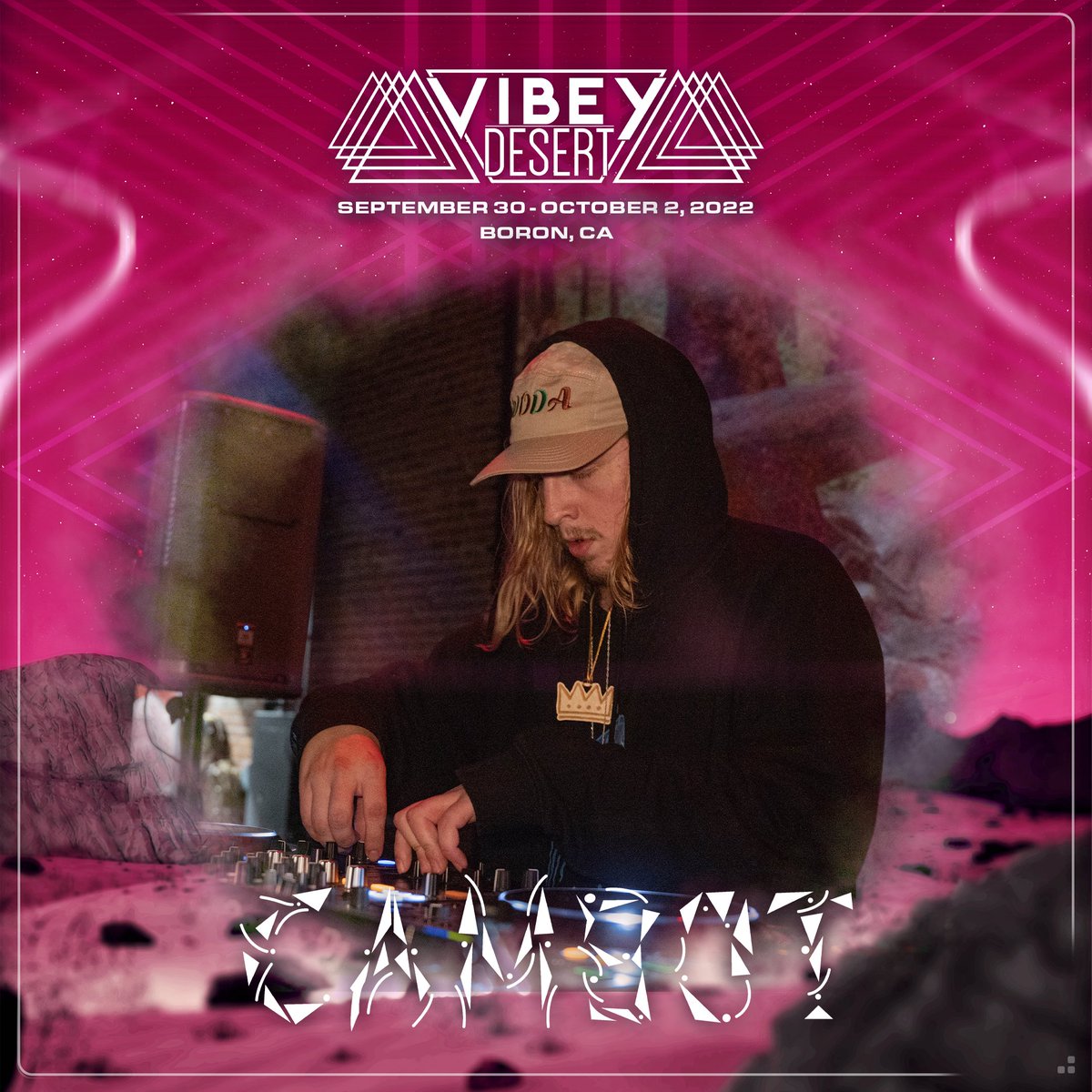 Headed to <a href="/VibeyDesert/">Vibey Desert</a> with my <a href="/LostDogzCo/">Lost Dogz</a> brothers @untitld_beats &amp; <a href="/MilanoBeats/">Milano</a>