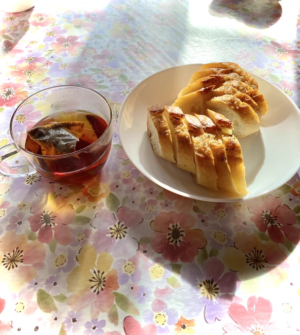ちょっと洒落た感じの朝食 