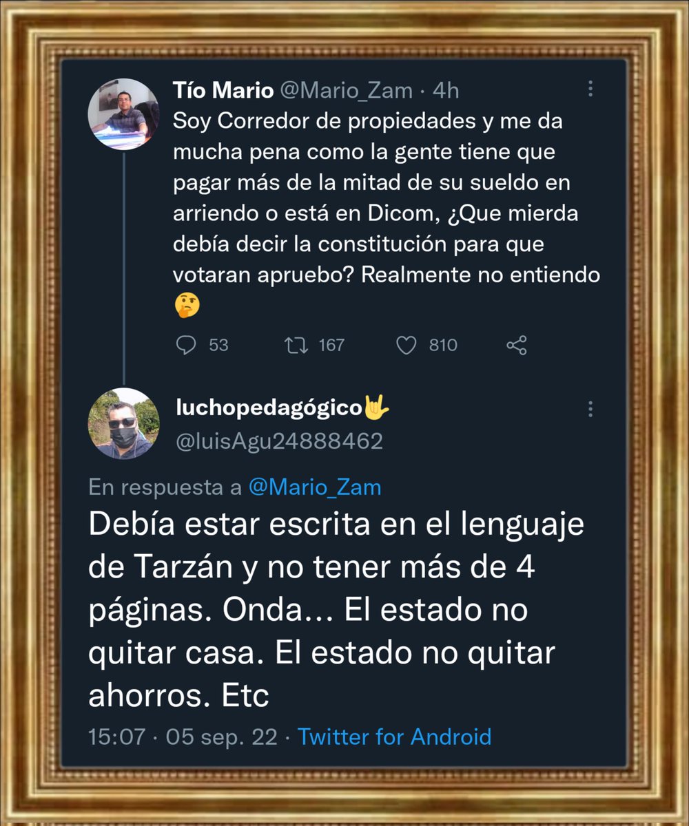 🖼️«Nosotros no encontrar fallas en lógica de hombre blanco»
Óleo sobre tela, septiembre 2022.