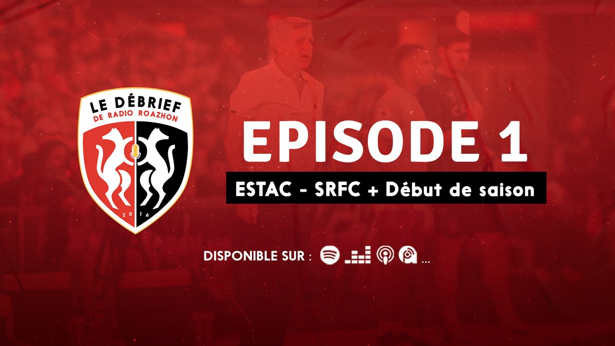 🆕🎙️ Le débrief de #ESTACSRFC est disponible en podcast ! Pour le début de la 7e saison, retour sur le match nul compliqué du week-end, un début de saison poussif et l'EL en approche.

➡ Disponible sur toutes les plateformes via ce lien : cutt.ly/fCzEZ0c

#LeDebriefRR