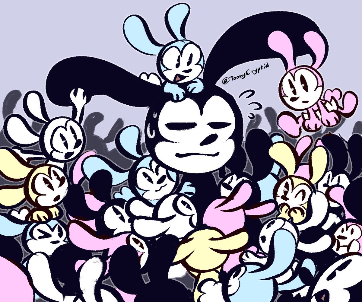 ToonyCryptid's tweet photo. Happy 95th Birthday to Oswald the Lucky Rabbit!
🥳🎉🎁🐰
#Oswaldtheluckyrabbit #disney #MickeyMouse https://t.co/20tCBOHIuV