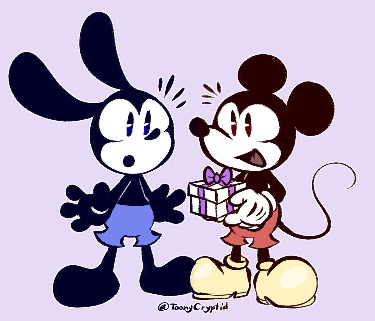 ToonyCryptid's tweet photo. Happy 95th Birthday to Oswald the Lucky Rabbit!
🥳🎉🎁🐰
#Oswaldtheluckyrabbit #disney #MickeyMouse https://t.co/20tCBOHIuV