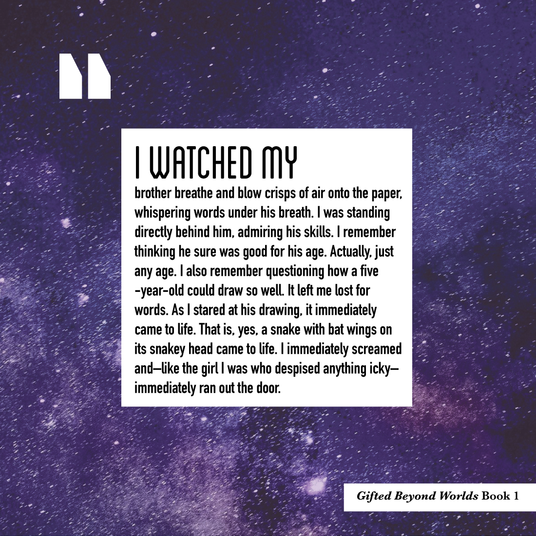 traceysyang's tweet photo. Gifted Beyond Worlds
.
Written by Tracey S. Yang
.
Available for Pre-order and Purchase: https://t.co/Im7GWgcGZS
.
#giftedbeyondworlds #traceysyang #scifibook #99centebook #kindleunlimtedebook #superherobook #superherobooks #fictionbooks #bookblurbs #fantasyebook #fantasyauthor https://t.co/GzXi51ASCR