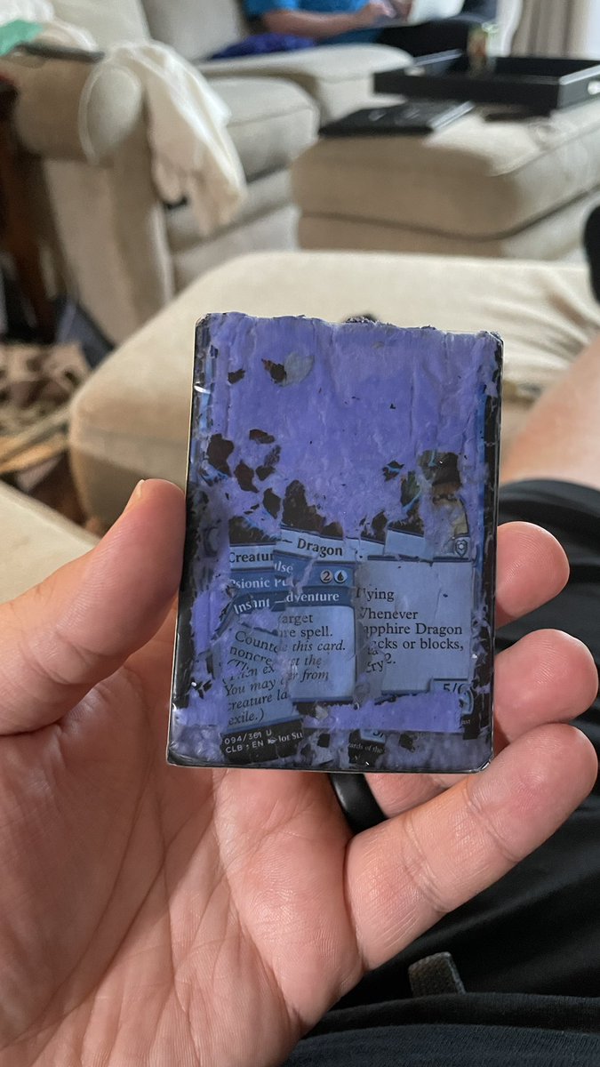 MtgVancity's tweet photo. A bad thing happened. 
#MagicTheGathering #MTG #MTGDominaria #mtgdominariaunited https://t.co/mZvhwQqlaW