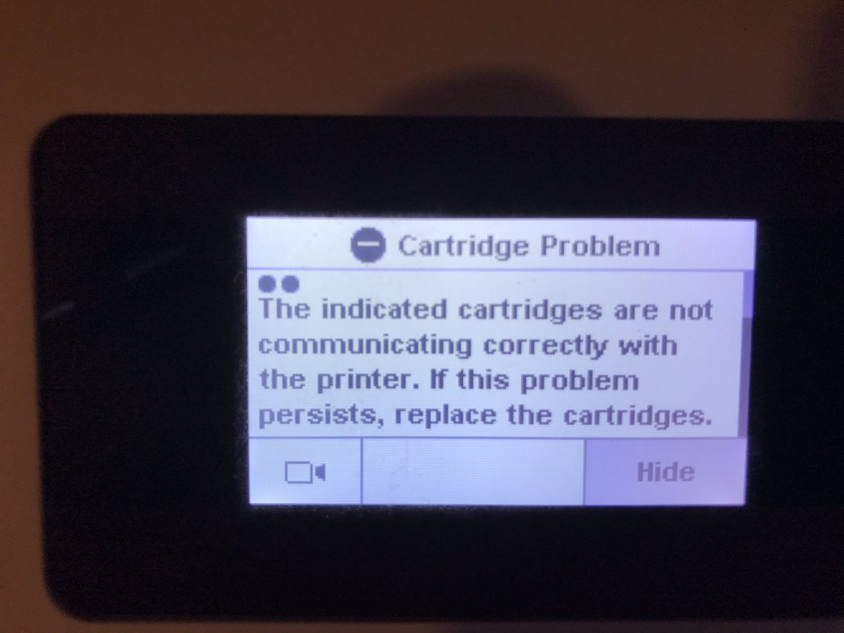 jargs72's tweet photo. @HP this is the message I get but you don’t send me any new cartridges what am I paying £2.99 a month for???? https://t.co/K9HsF4rh5D