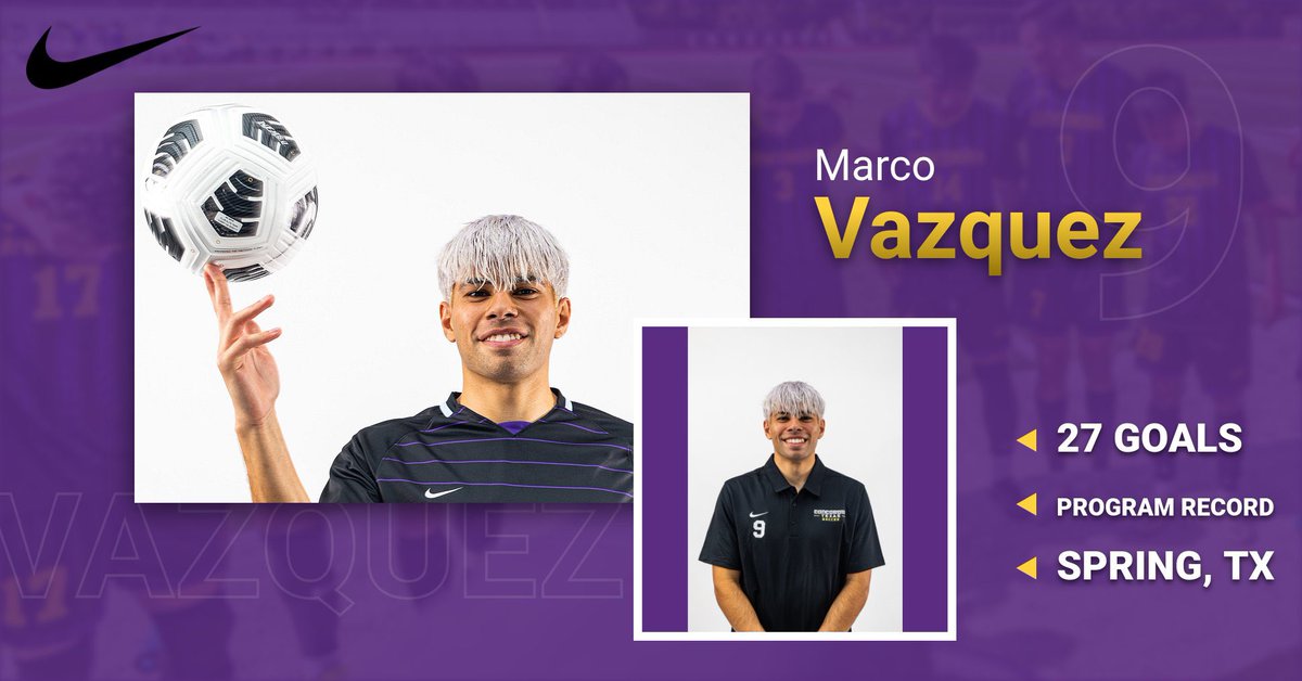 𝗛𝗶𝗺\𝗵ī𝗺\𝗽𝗿𝗼𝗻𝗼𝘂𝗻

𝟏: objective case of the word he 
𝟐: Marco Vazquez

Congratulations to <a href="/mvazquez_1029/">Marco Vazquez</a> for setting the <a href="/CTXmenssoccer/">Concordia TX Men's Soccer</a> program record with 27 career goals and counting! The Spring, TX senior’s first of two goals today placed him first! #TornadoNation