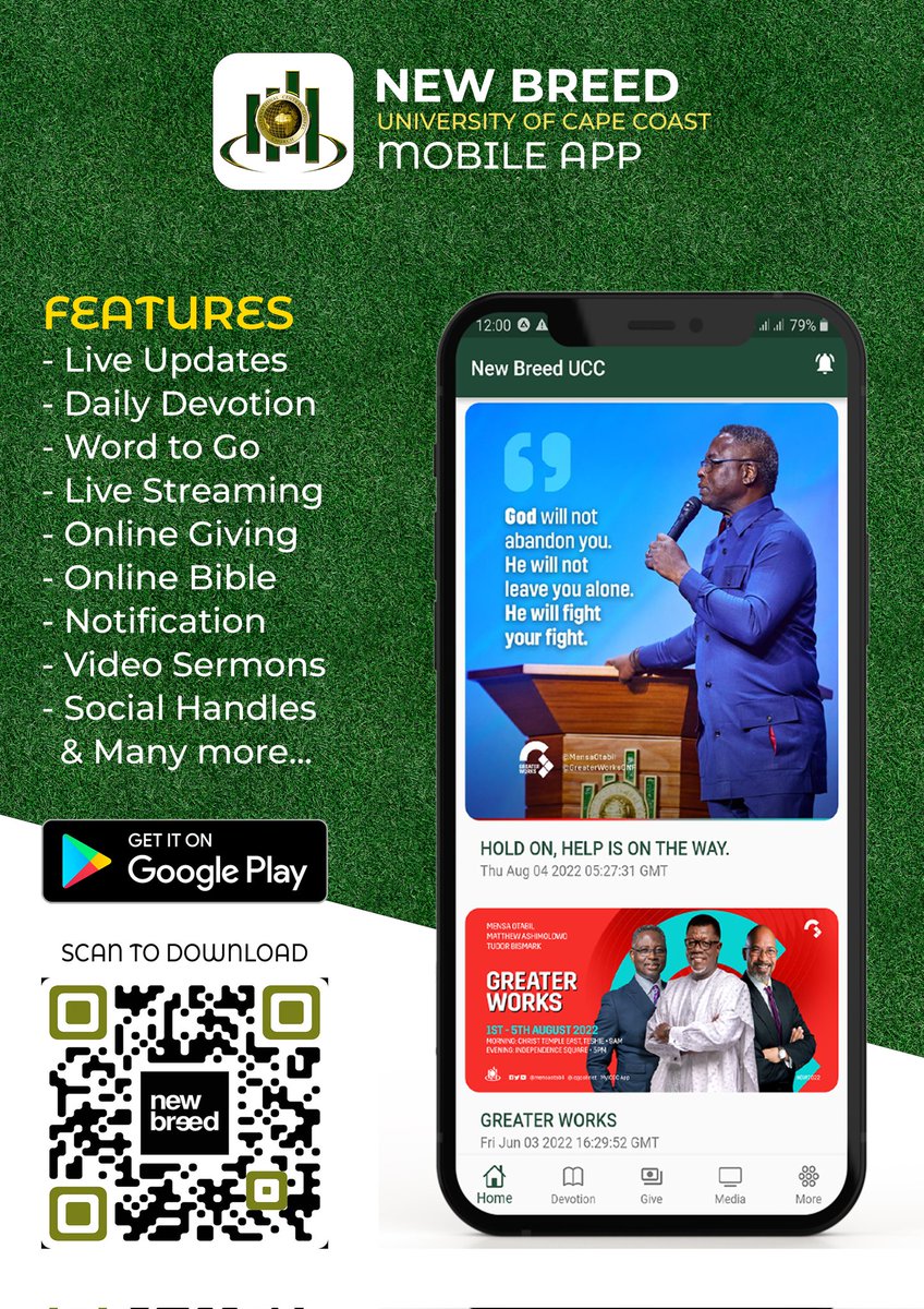 EAmetepee's tweet photo. New updates available for the New Breed UCC Mobile App 
https://t.co/23c6ekuPUU
@ICGCChrist @newbreeducc @MensaOtabil @icgcworldwide https://t.co/cphVyHlbfy
