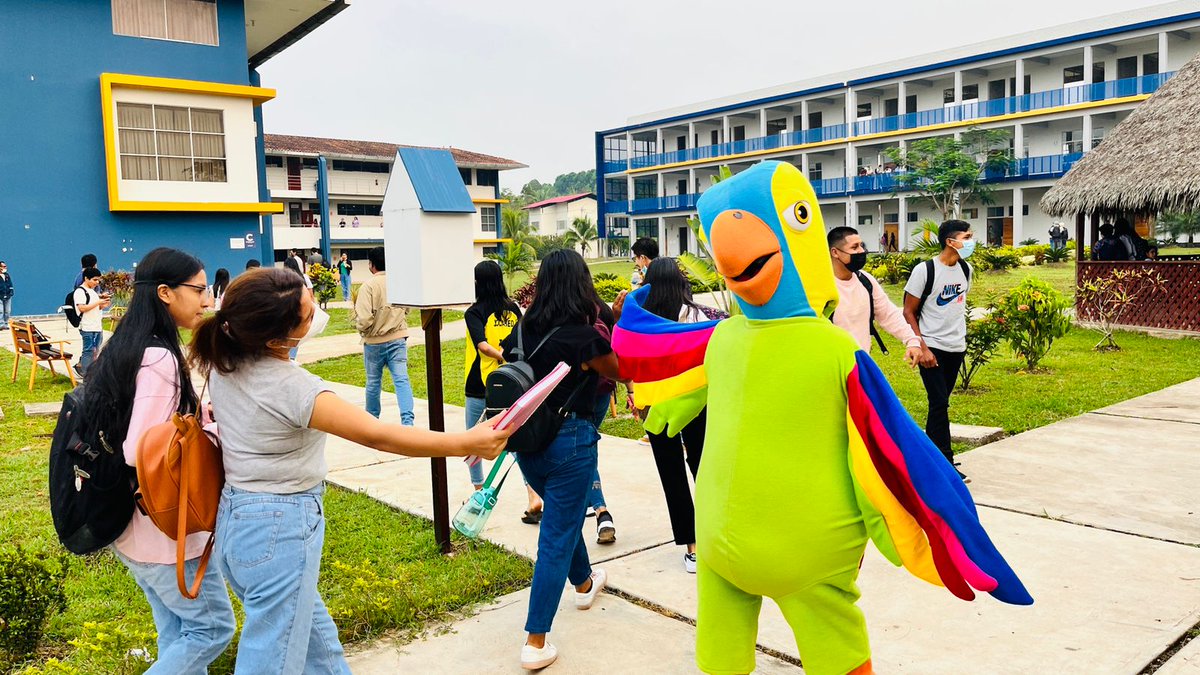UPeU_Tarapoto's tweet photo. 📍Y así vivimos nuestro retorno a clases en la @UPeU_Tarapoto, nuestro #Pihuicho dio la bienvenida al #paraísoterrenal y contagió a todos con su alegría.
Hoy iniciamos una nueva etapa queridos #unionistas
📢 ¡Bienvenidos! https://t.co/C1fWrMEvUb