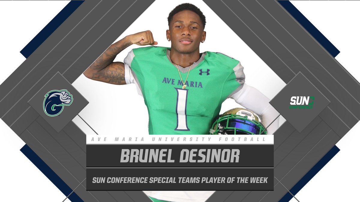 Big plays at big times = big moments.

After blocking two kicks, including the potential game-winner, against Lawrence Tech on Saturday, Brunel Desinor has been honored by the <a href="/SunConference/">The Sun Conference</a> as the Special Teams Player of the Week!