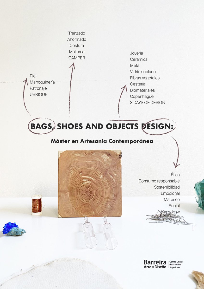 ¿Por qué artesanía? 
Eso analizamos desde hace ya  5 ediciones en el Máster en Artesanía Contemporánea que dirigimos en <a href="/barreira_ayd/">Barreira Arte+Diseño</a> @lucaszaragosi