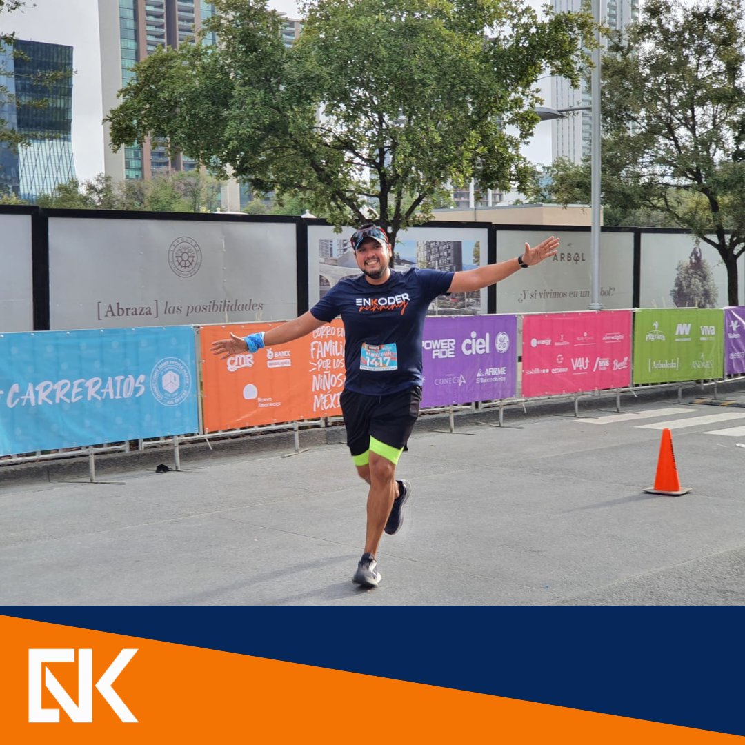 EnkoderD's tweet photo. Enkoder Running participando con todo en la Carrera IOS Offices 5k y 10k.
"Ninguno de nosotros es tan bueno como todos nosotros juntos" Ray Kroc.
#Flextime #deportes #deporte #sports #sport #EnkoderRunning #runners #running #convivencia #empresasaludable #healthcareit
 #exercise https://t.co/ucwG3ABd7l