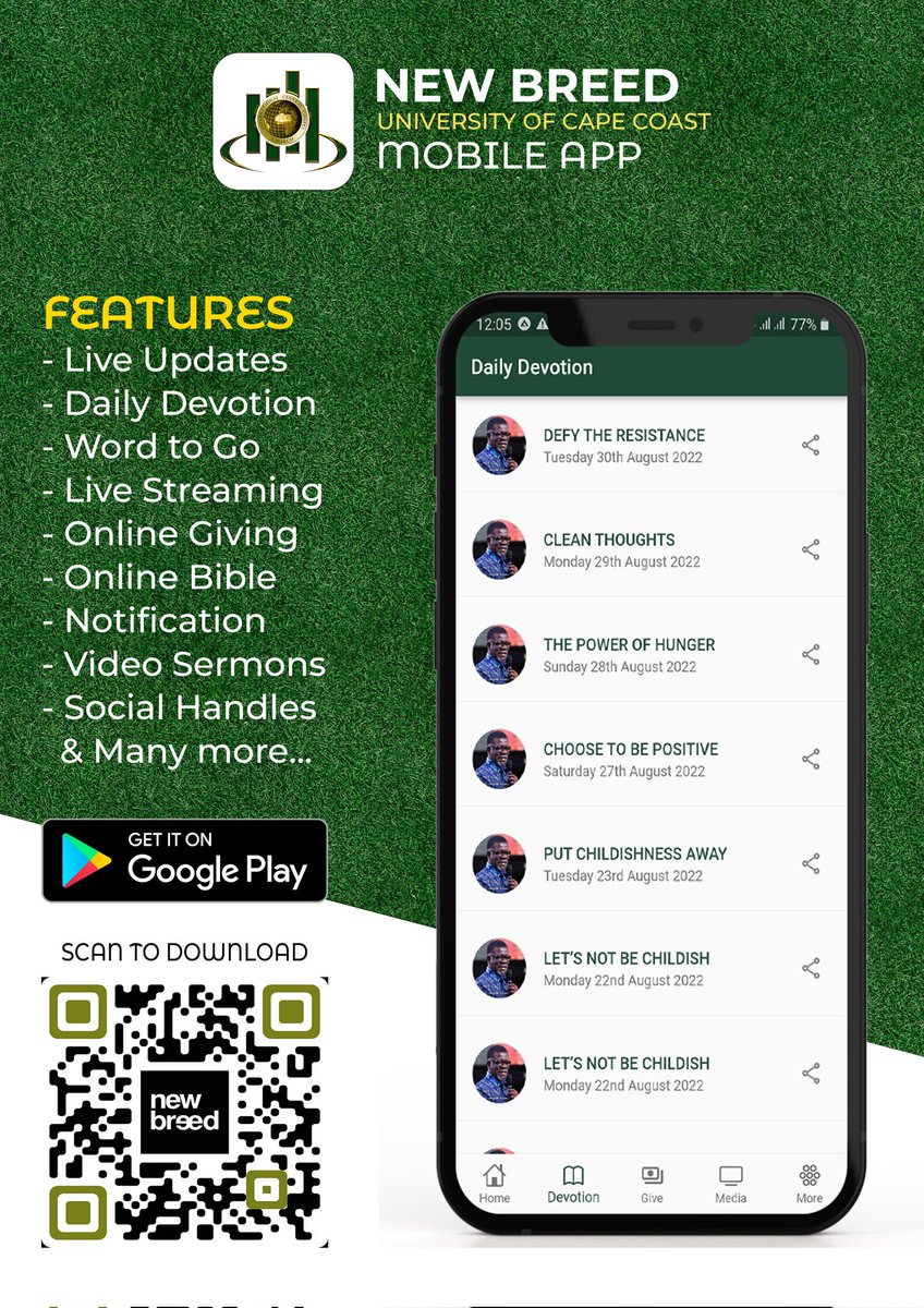 EAmetepee's tweet photo. New updates available for the New Breed UCC Mobile App 
https://t.co/zQ1dn3gqog…
@ICGCChrist @newbreeducc @MensaOtabil @icgcworldwide
@FrancisDeh @ICGCHolyGhost @icgc @icgc_lft https://t.co/GSINOU37Ve