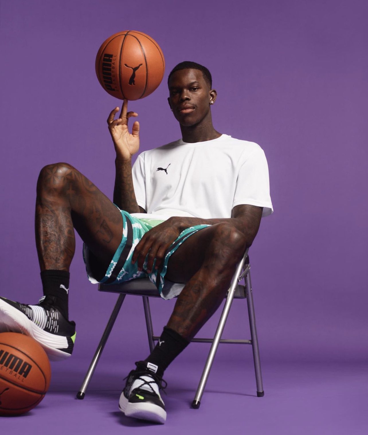 Puma signed hot sale basketball players