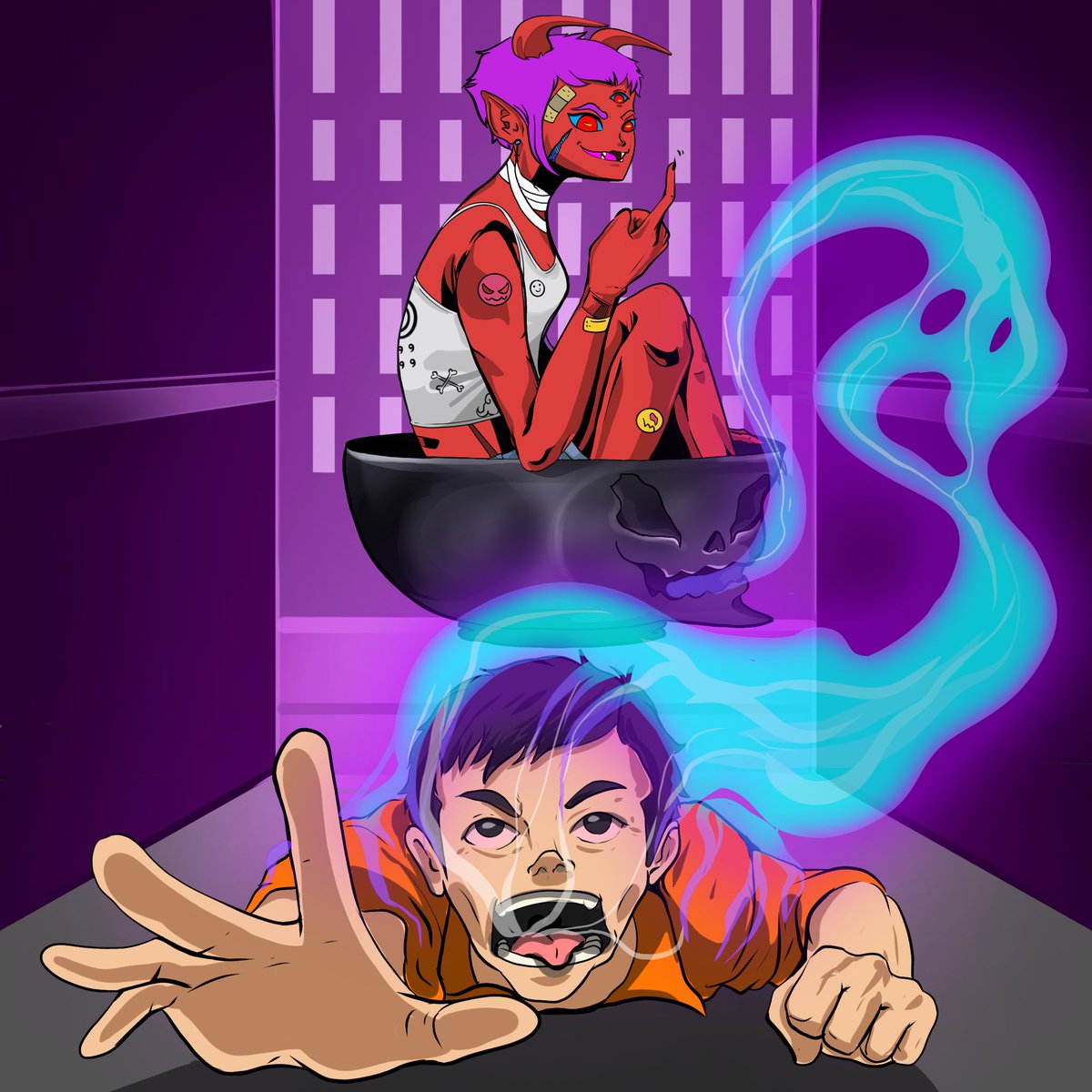 Sinners beware! Demons are hungry and they don’t show mercy at all. 👹

Interact with this tweet to get a guaranteed free mint whitelist spot &amp; turn on 🔔.

#FreeMint #NFTCommunity #NFTs