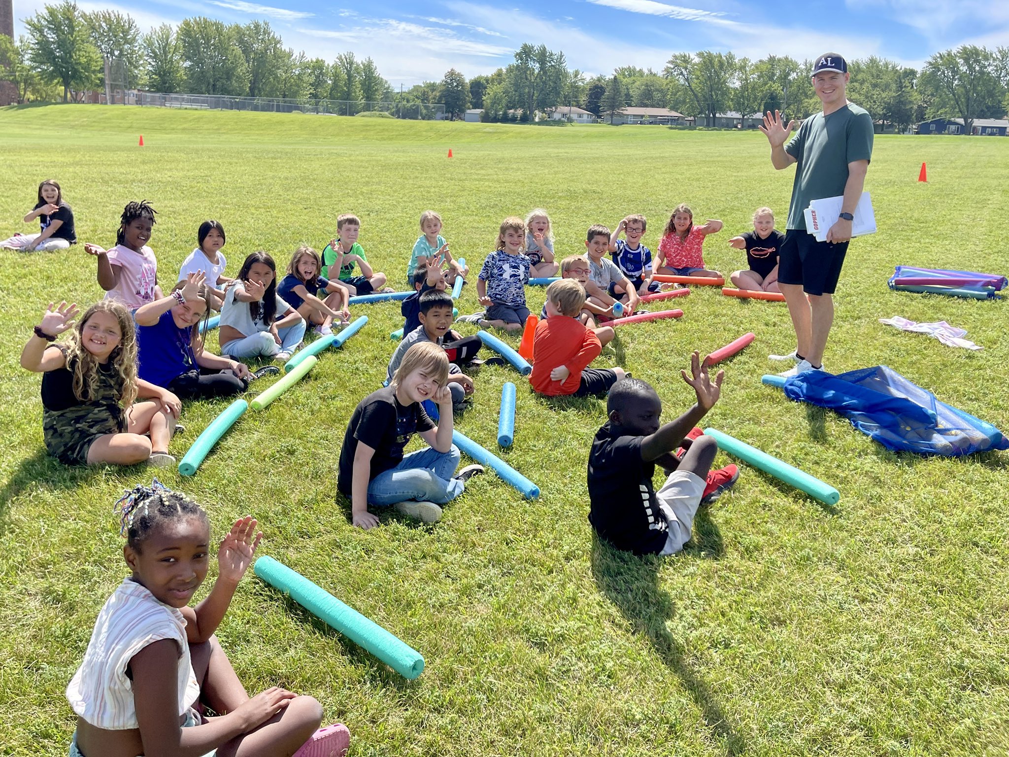 Sibley Elementary School on Twitter "321 Blast off! Noodle fun in PE