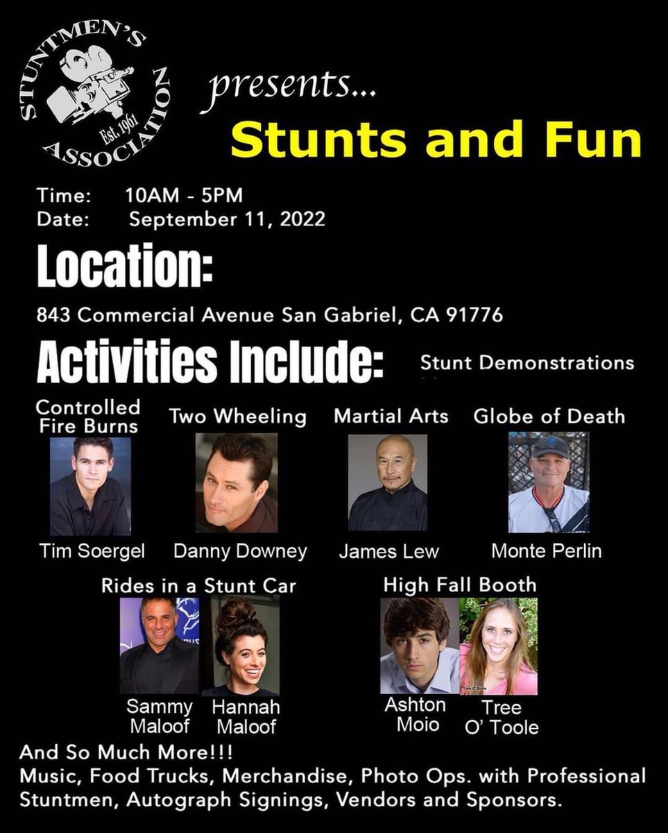 stuntsandfun's tweet photo. Check out todays @ezwaybroadcast interview with @sammymaloof Star of Netflix’s new Series #DriveHardTheMaloofWay &amp; MEET him and his family THIS SUNDAY at our SEPT 11 #StuntsandFun #charityevent  honoring #SanGabrielValley #FirstResponders 🇺🇸 https://t.co/snPyAFMTtn https://t.co/gfMmMvRSAQ