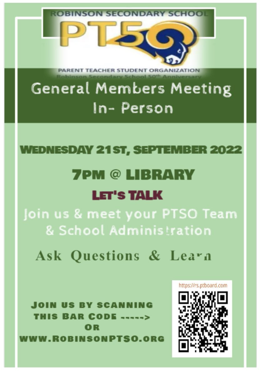 Robinson PTSO tweet media