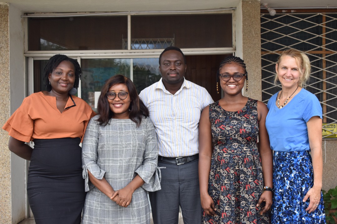 gayoghana's tweet photo. Today, we received Prof Sarah, Bright, and Winnie from the @Ayacentregh on their education and internship project. Their students, Margie and Anna from the United States are interning with GAYO. They visited for monitoring purposes and witness how their students are coping. https://t.co/8UoR0KYnSL