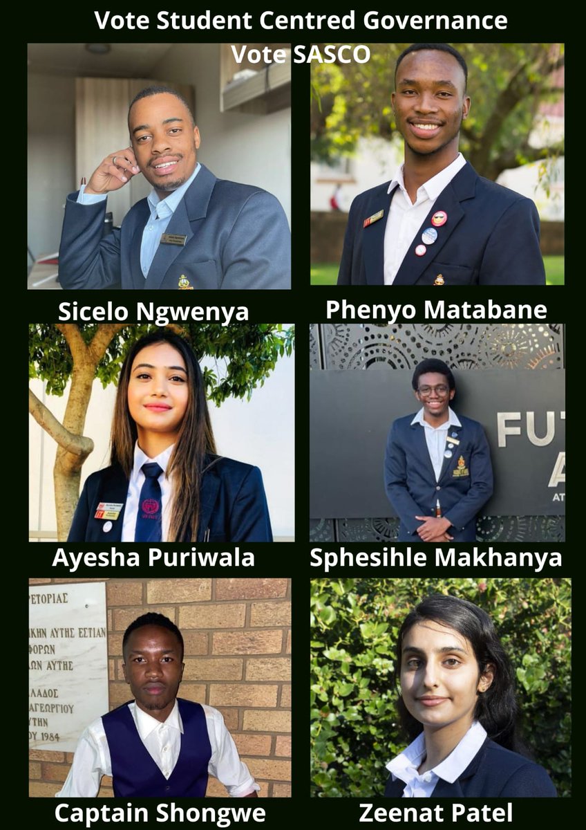 UpSasco's tweet photo. Did you know, that all the SASCO SRC candidates have led in several student structures?

This is why we would like to motivate the students of the University of Pretoria to vote SASCO. You are in good hands of student leaders❤️💛💚✊🏾
#SASCOyenzumlando 
#StudentCentredGovernance https://t.co/y3lzwCqdME