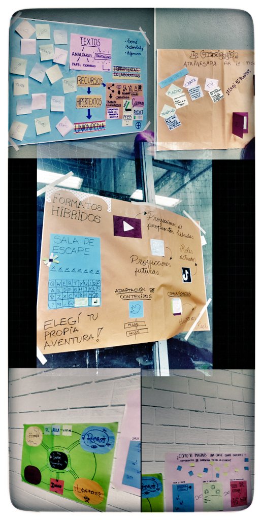EADFilo's tweet photo. Hoy en #EADyV pensando el contenido en clave contemporánea.  Las estudiantes pusieron manos a la obra y sintetizaron usando el museo como inspiración. https://t.co/eUUrad9tFz