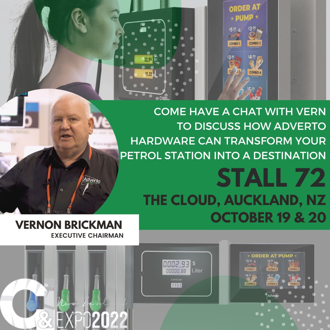 AdvertoGlobal's tweet photo. 📣Come visit us 19-20th October at The C&amp;I Expo (The Cloud, Auckland) to 💁🏼‍♀️ learn about how you can #futureproof your site, increase ⬆️ your basket size, ⛽️ generate #adrevenue, and MUCH more!! We look forward to seeing you all in New Zealand!
#petrolstation #petrol #pumps https://t.co/LyAMoXLlJs