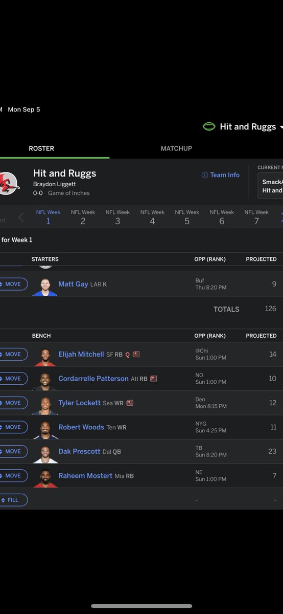 braysavage's tweet photo. @GloryDaySports 10 man PPR that’s one of my squads! https://t.co/cJq65k4Fck