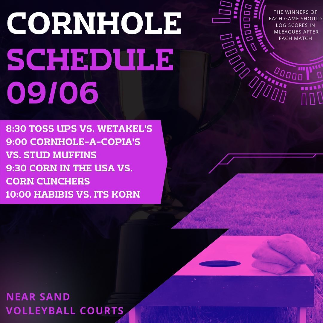 HPUTXIMs's tweet photo. IT ALL STARTS TOMORROW 🏐🔥
•••
Join us tomorrow night at the sand volleyball courts to kick off IM sand volleyball and cornhole! https://t.co/P7p0llmk3P