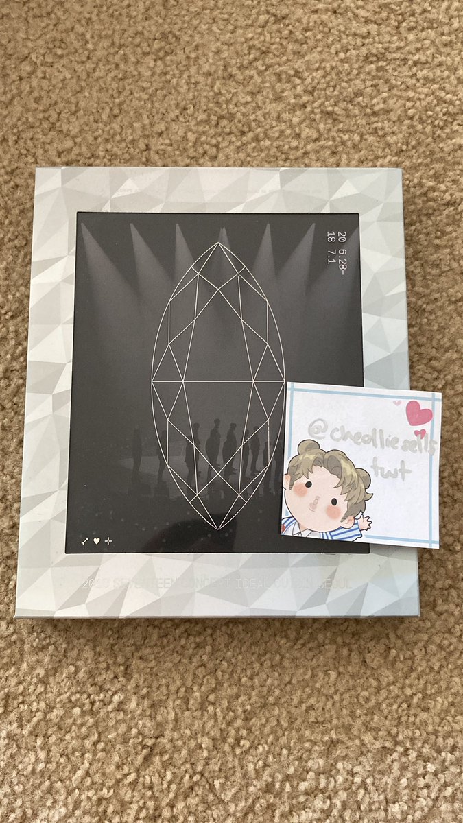 cheolliesells's tweet photo. WTS #SEVENTEEN  #IdealCut Deluxe DVD
- $50 USD
- comes w/ poster and stickers
pls help rt!
@svttradingusa @svttrading @svttrading @nabongtrade @photocard_kpop @kpoptradeusa @kpopctrades @pctradeusa https://t.co/djALgiDiO3
