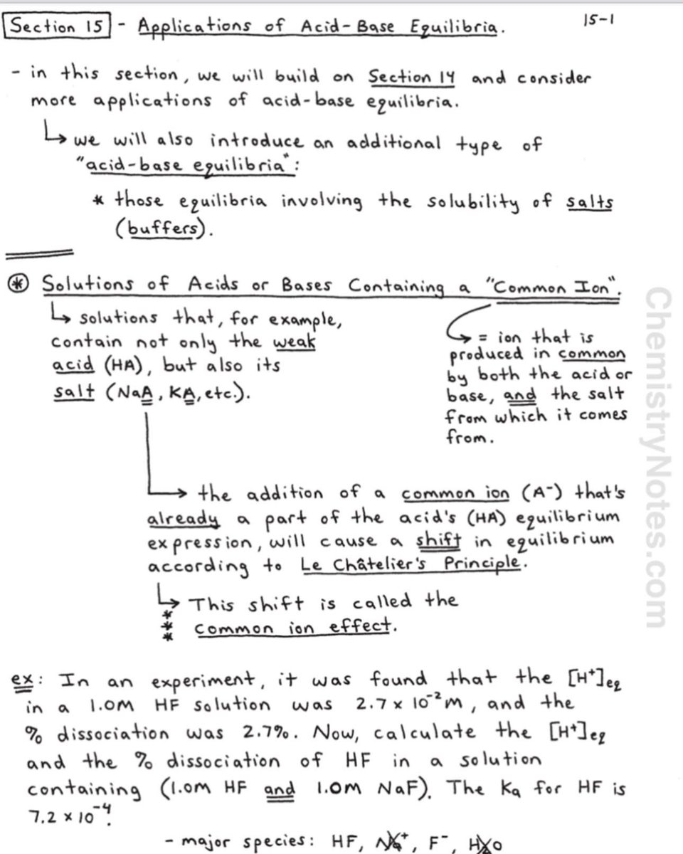 chem_notes_pdf's tweet photo. SECTION 15 - Buffers and Acid-Base Equilibria - 19 pages; https://t.co/xtSXHi6tra
.
👆🏼ALL My Notes are Available at Link Above
.
#chemistrynotes
#chemistryteacher
#apchem
#apchemistry https://t.co/6TnKaCknEn