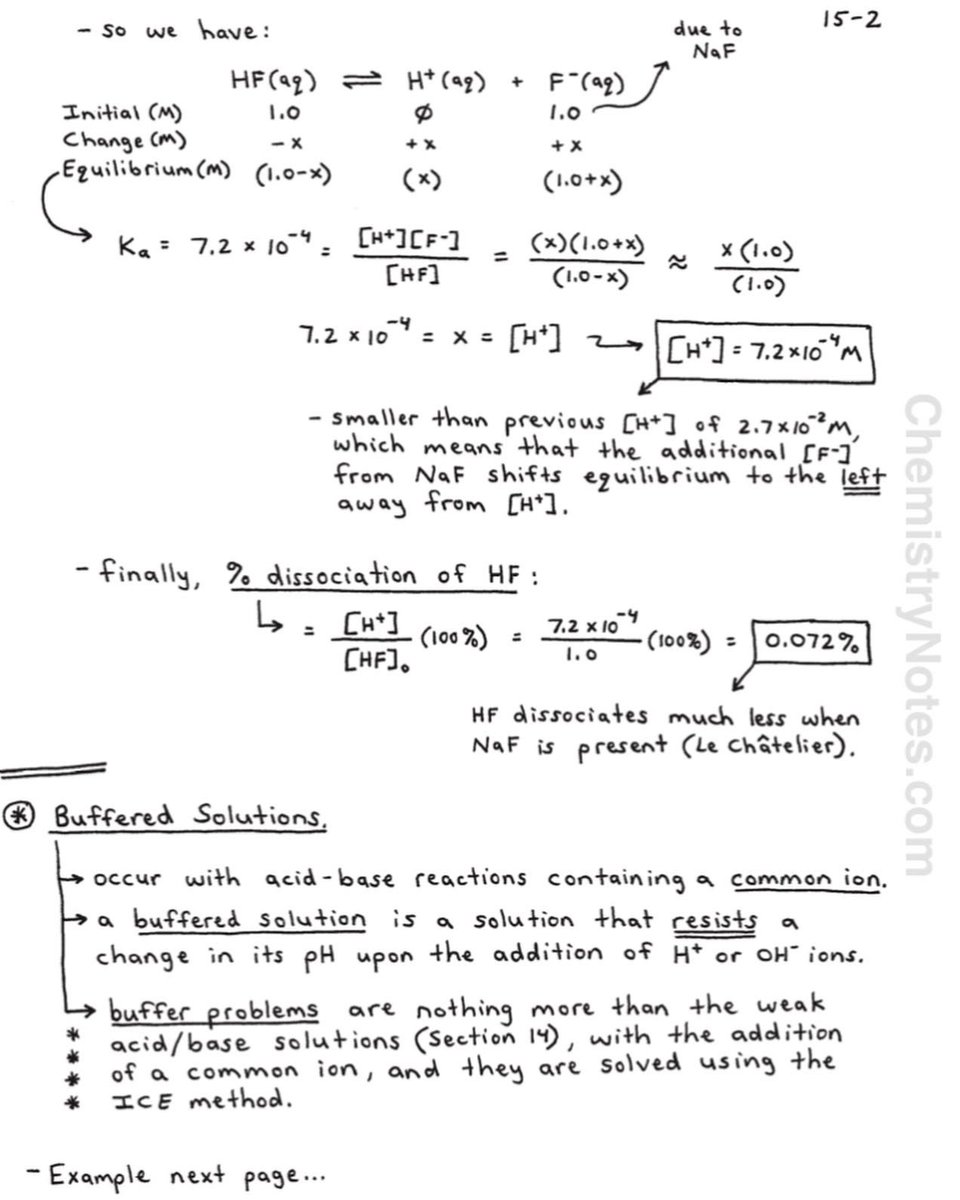 chem_notes_pdf's tweet photo. SECTION 15 - Buffers and Acid-Base Equilibria - 19 pages; https://t.co/xtSXHi6tra
.
👆🏼ALL My Notes are Available at Link Above
.
#chemistrynotes
#chemistryteacher
#apchem
#apchemistry https://t.co/6TnKaCknEn