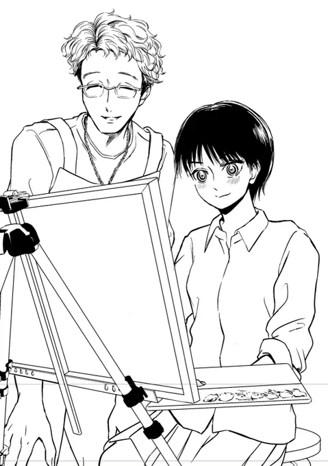 絵を描く過程は我が子に会うのを楽しみにしているような感覚。

#絵描きさんと繋がりたい #漫画家志望 #秋の創作クラスタフォロー祭り 