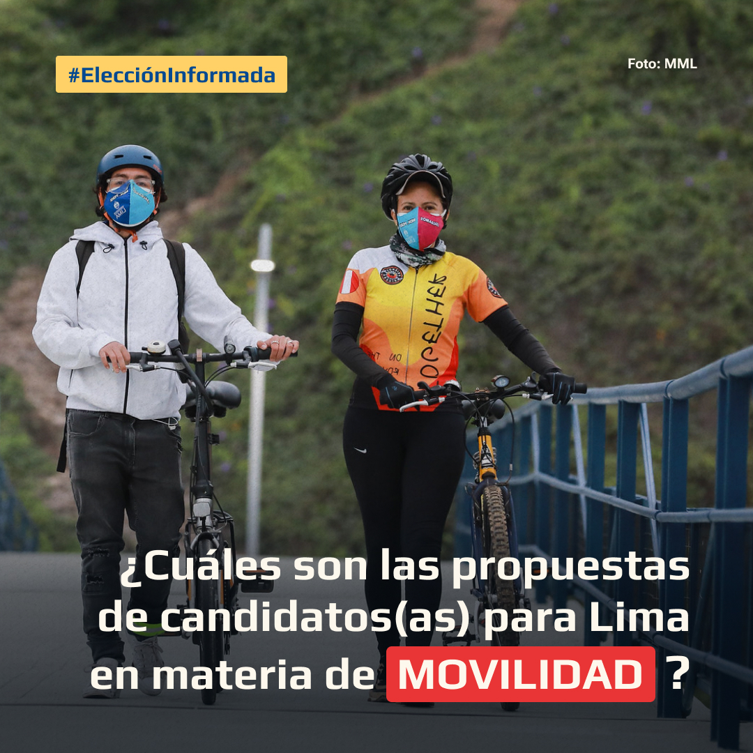 limacomovamos's tweet photo. Es muy importante realizar una #EleccionInformada, por ello te compartimos las propuestas en materia de #Movilidad de los candidatos(as) para Lima ya que algunas no se encuentran dentro de sus competencias municipales.
#LimaComoVamos #CiudadesComoVamos https://t.co/ccCZYErYMQ