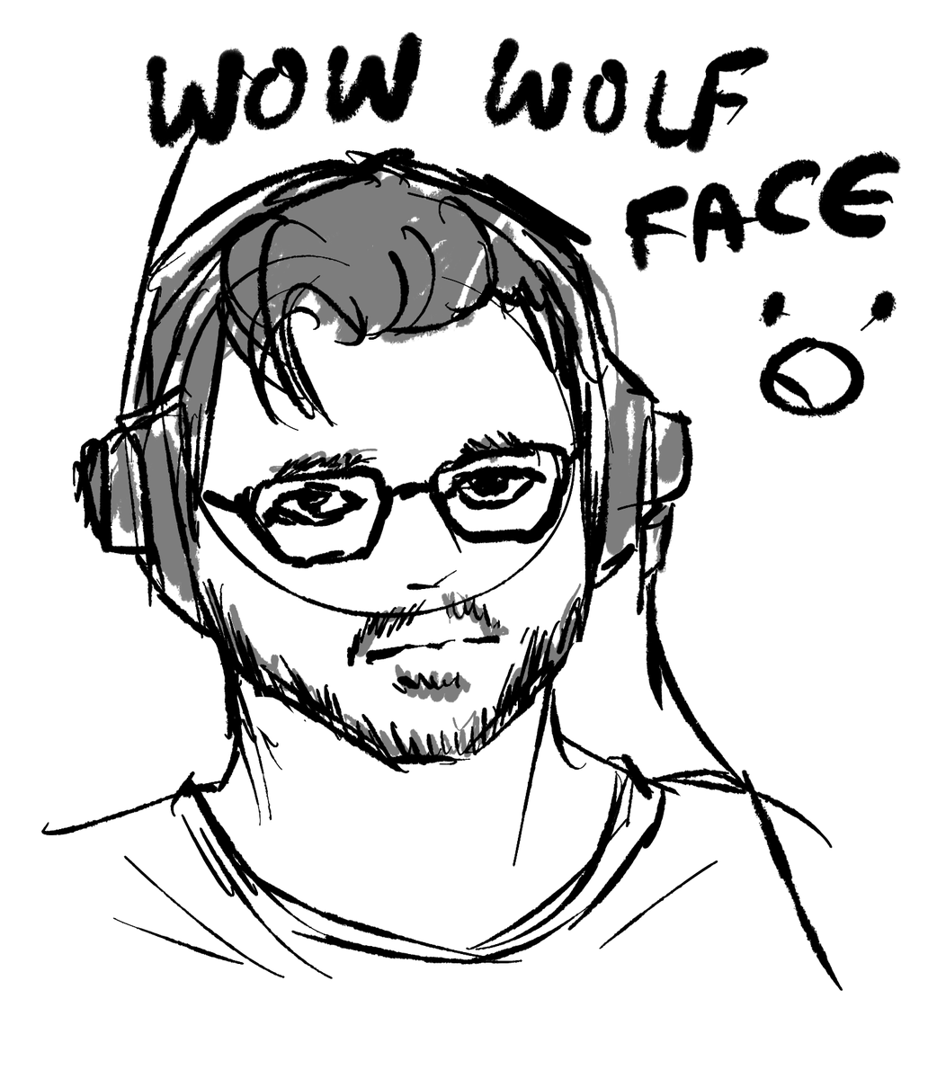 a_demise's tweet photo. hey did you know wolf has a face @WolfMachina #sketch #artmoots #arttwt #art #digitalart #artist #wolfcult take my silly sketches! https://t.co/e0ADM7LK8U