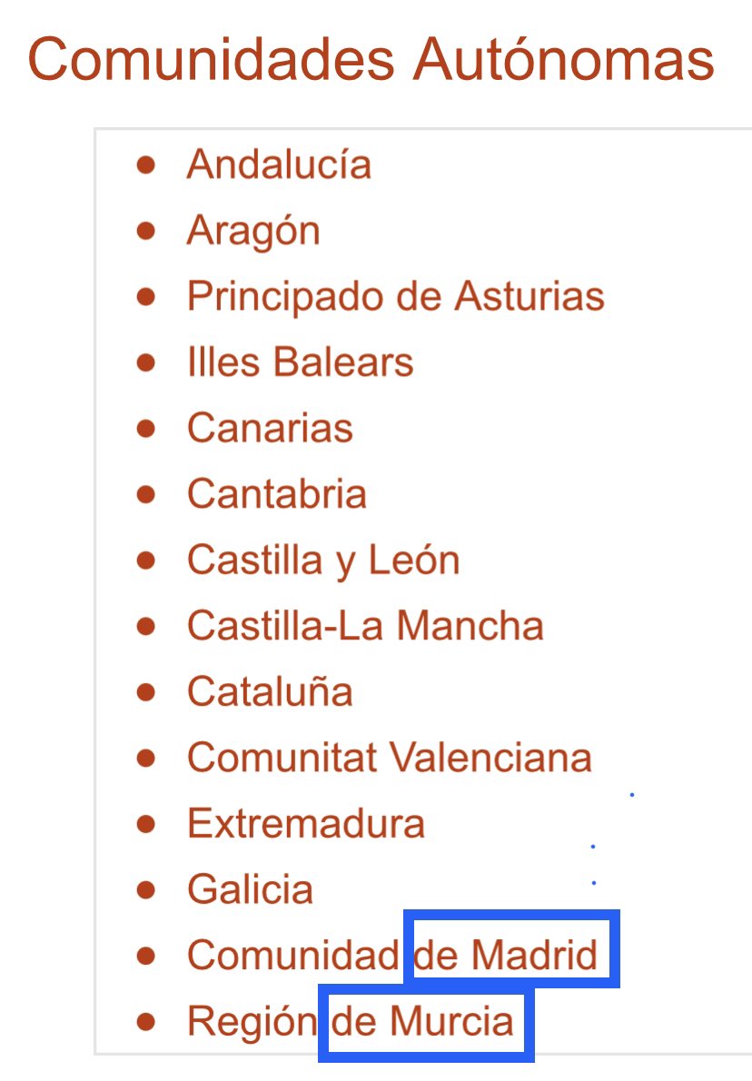 Todas las Comunidades Autónomas de España son de todos sus ciudadanos excepto dos, que son de sus capitales. 
Siempre barriendo pa casa.