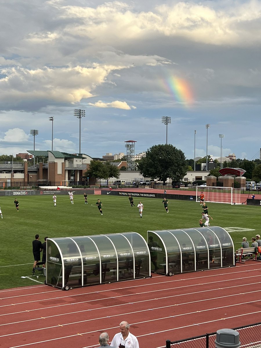 FredRoop's tweet photo. Looking for a goal at the end of the rainbow for @OhioStateMSOC https://t.co/RpqwMzkrxZ