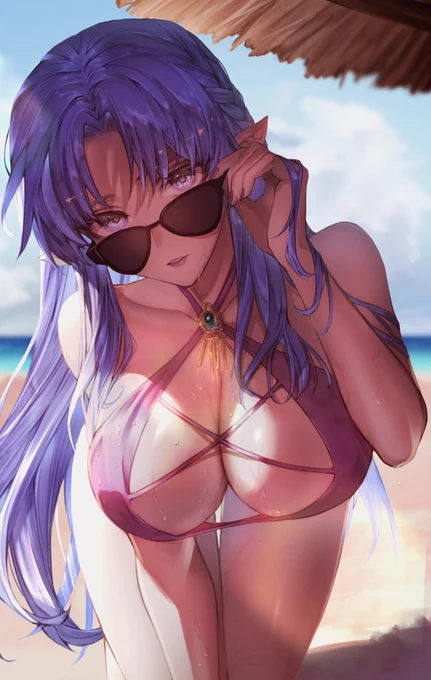 今年は夏っぽいイラスト描けてよかったです。 