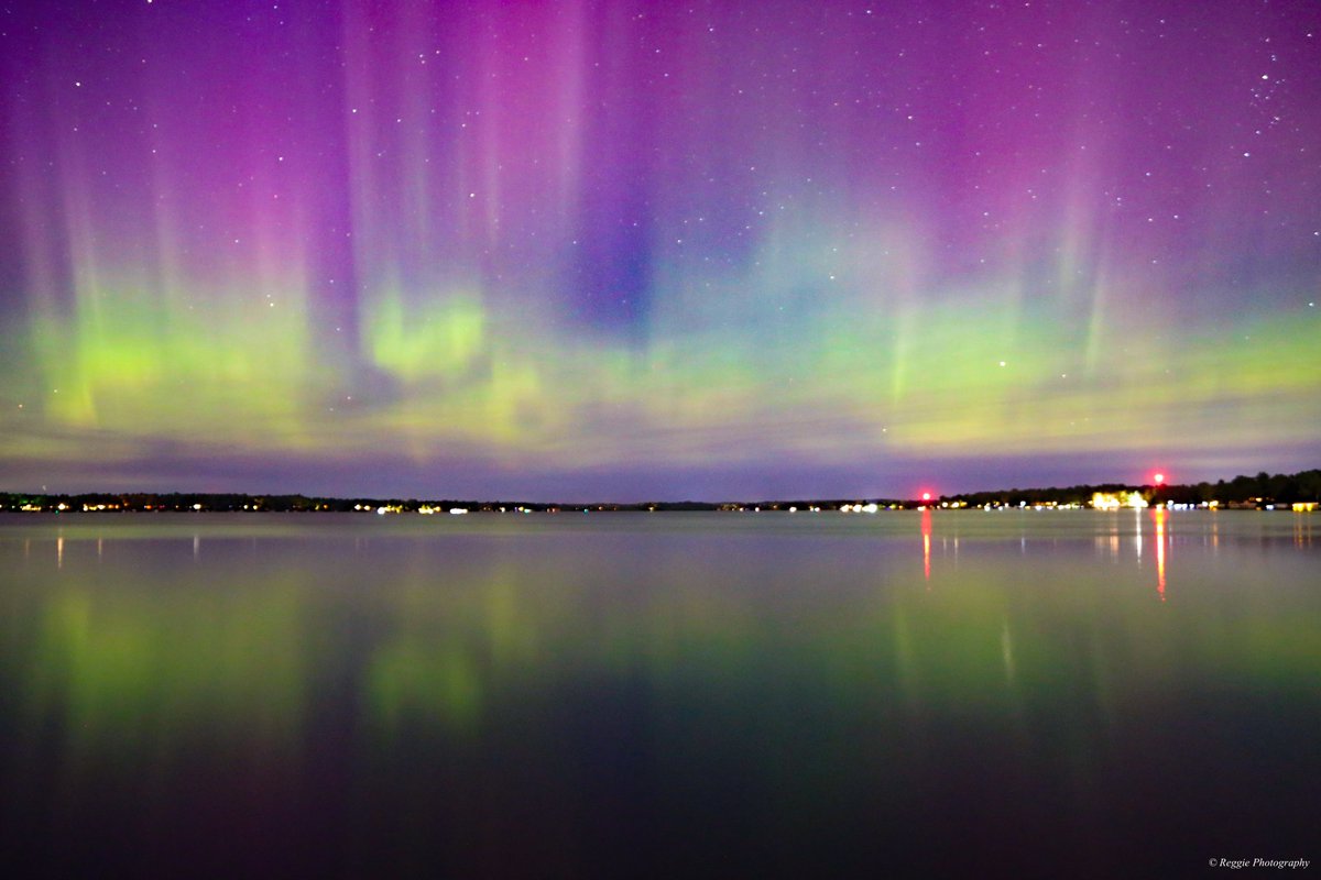 Reggie on Twitter "Northern lights in Crosslake, MN last night"